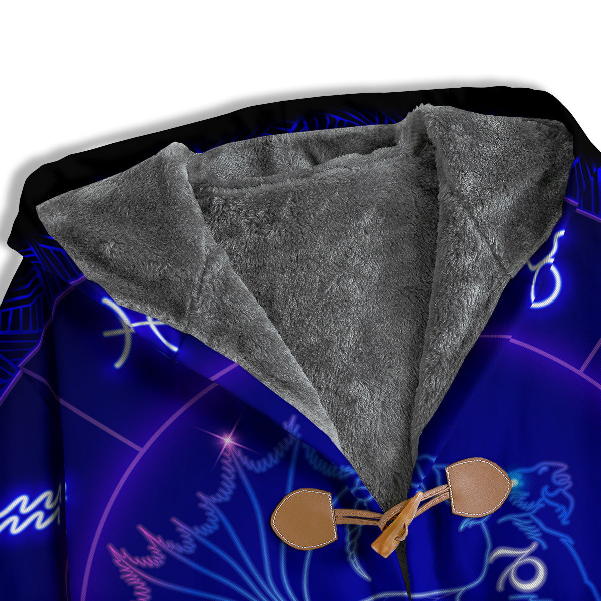 Zodiac Sign Dark Capricorn Print Men's Windbreaker Jacket-grizzshop