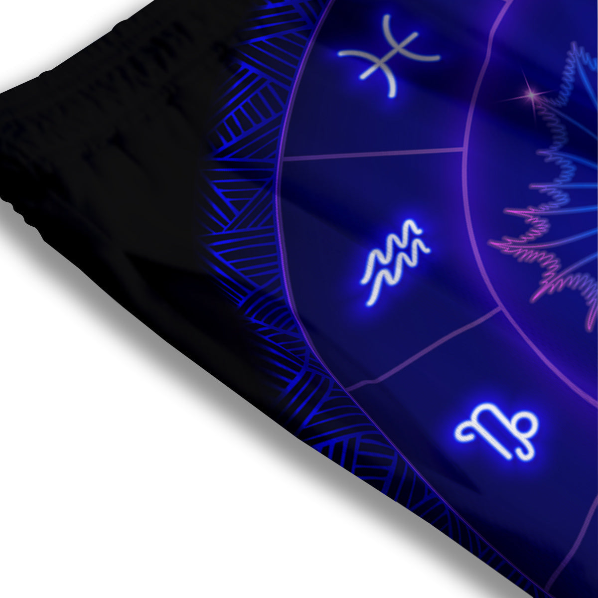 Zodiac Sign Dark Capricorn Print Mesh Shorts