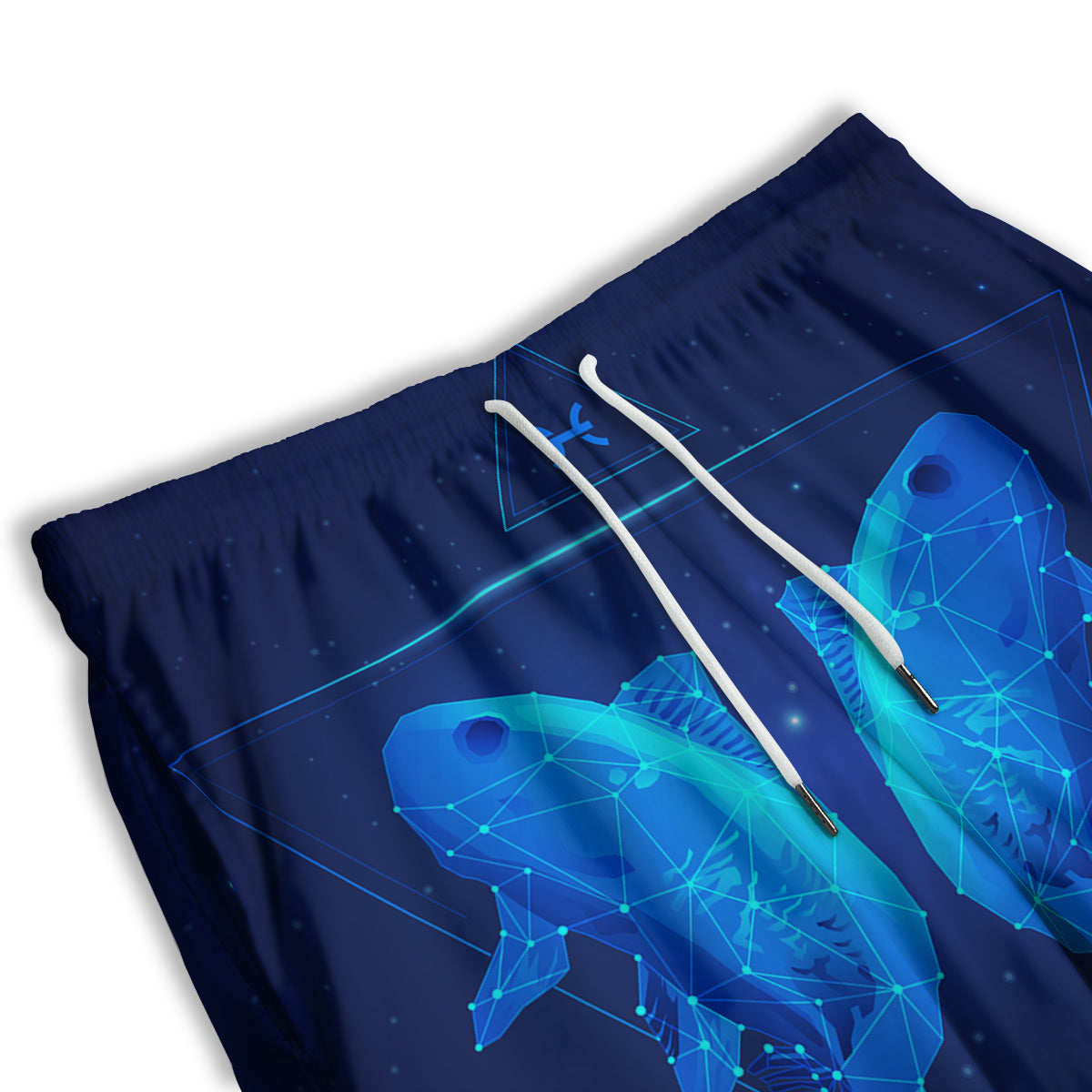 Zigzag Halloween Print Pattern Men's Athletic Shorts