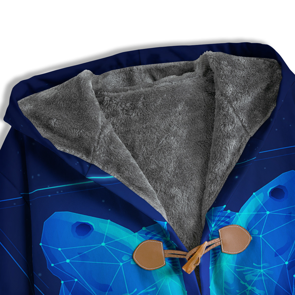 Zodiac Sign Dark Pisces Print Men's Windbreaker Jacket-grizzshop