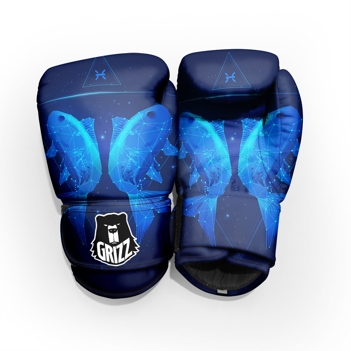 Zodiac Sign Dark Pisces Print Pro Boxing Glove