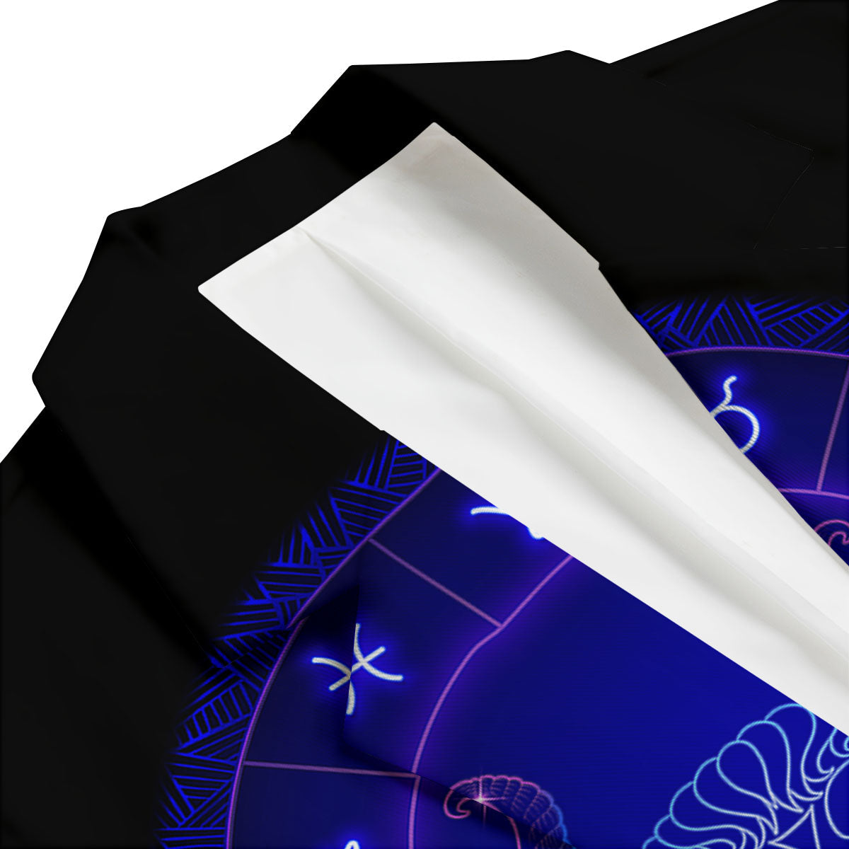 Zodiac Sign Dark Taurus Print Men's Blazer-grizzshop