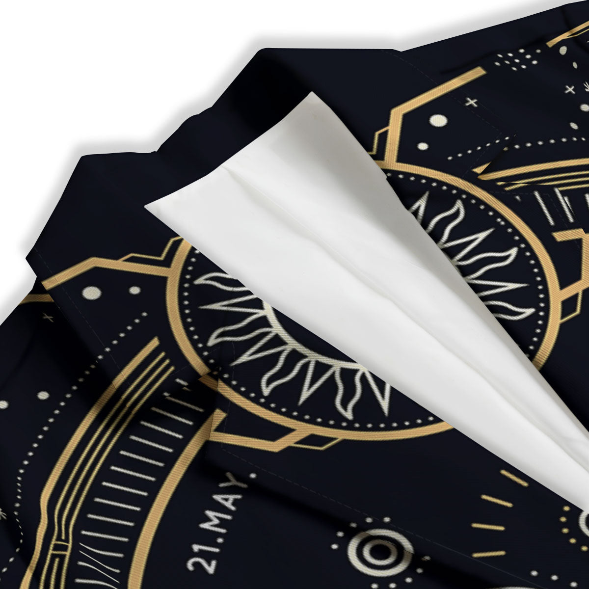 Zodiac Sign Vintage Gemini Print Women's Blazer-grizzshop