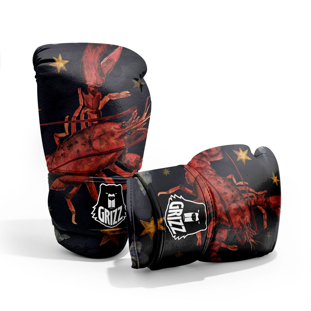 Zodiac Sign Watercolor Cancer Print Pro Boxing Glove