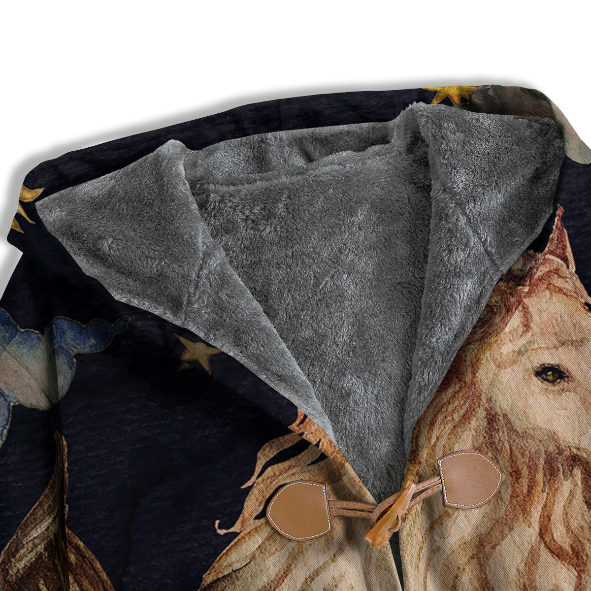 Zodiac Sign Watercolor Capricorn Print Men's Windbreaker Jacket-grizzshop
