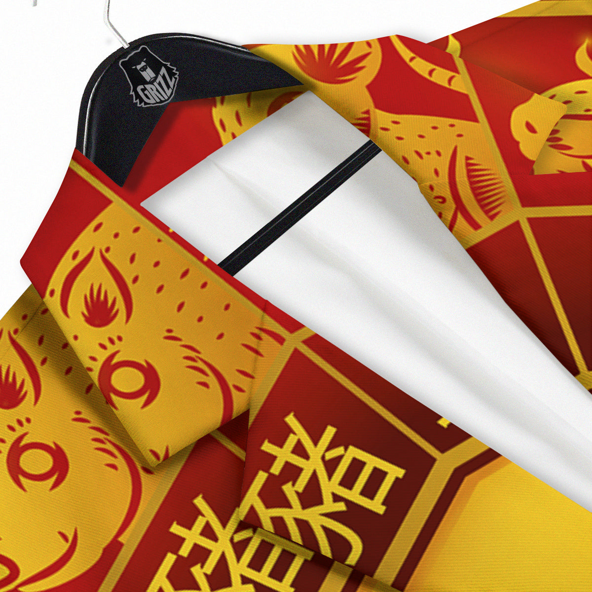 Zodiac Wheel Colourful Chinese Print Men's Sport Coat-grizzshop