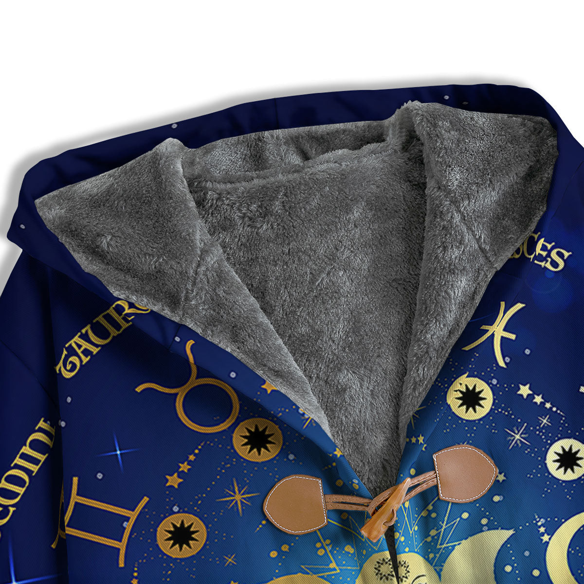 Zodiac Wheel Galaxy Print Men's Windbreaker Jacket-grizzshop