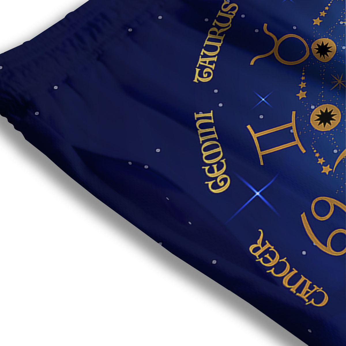 Zodiac Wheel Galaxy Print Mesh Shorts