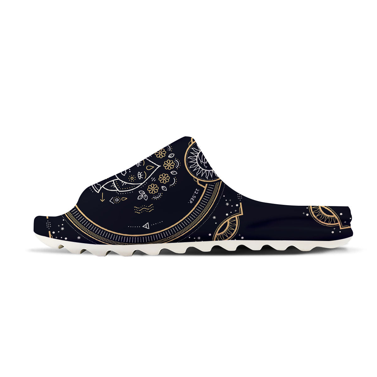 Zodiac Sign Vintage Virgo Print Sandals-grizzshop
