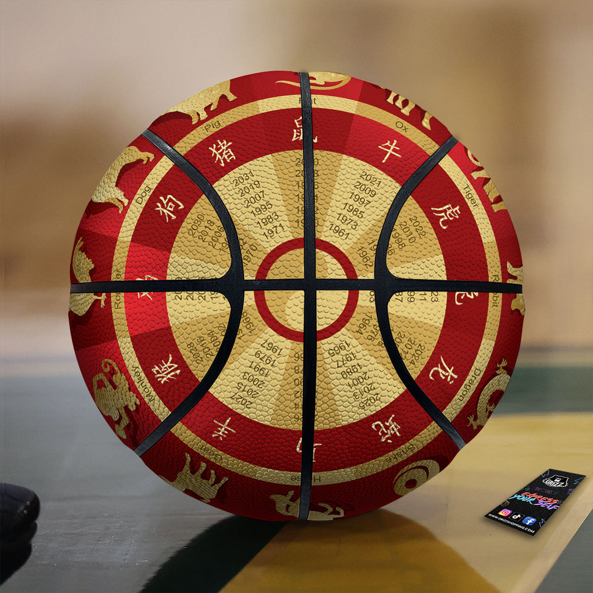 Zombie Green Brain Print Pattern Basketball