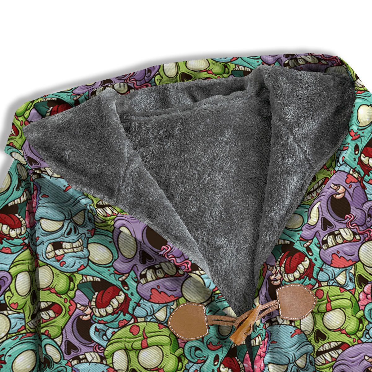Zombie Bloody Print Pattern Men's Windbreaker Jacket