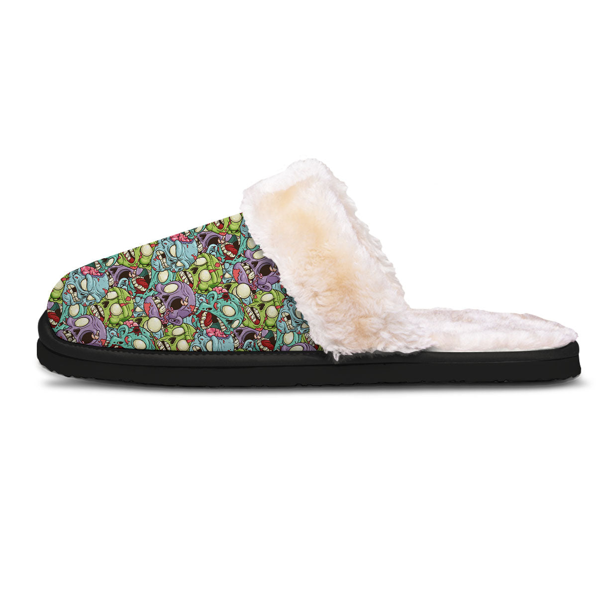 Zombie Bloody Print Pattern Slippers-grizzshop