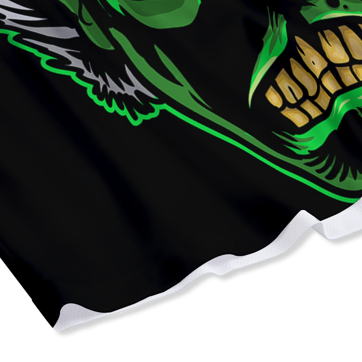 Zombie Brain Halloween Print Mesh Shorts