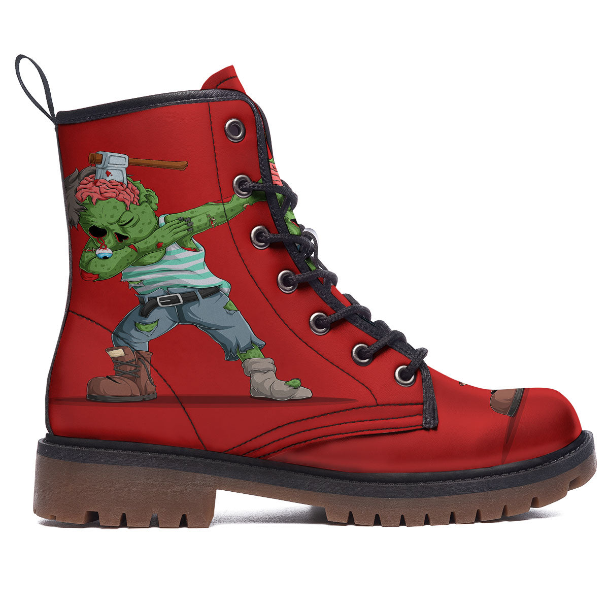 Zombie Dap Print Work Boots-grizzshop