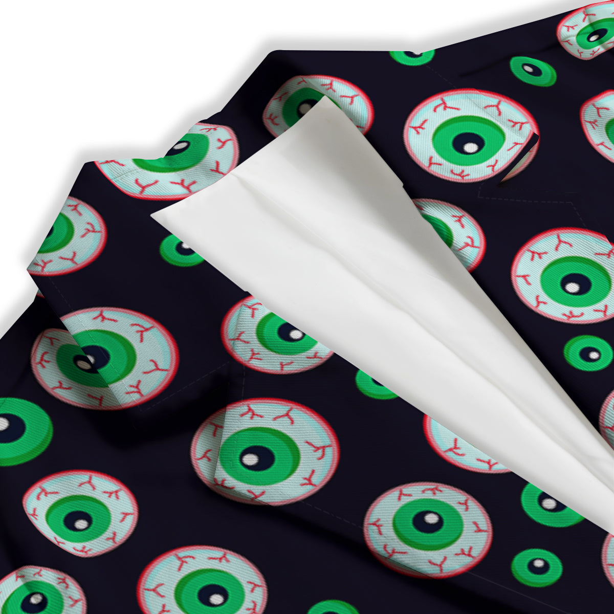 Zombie Eyeball Print Pattern Women's Blazer-grizzshop