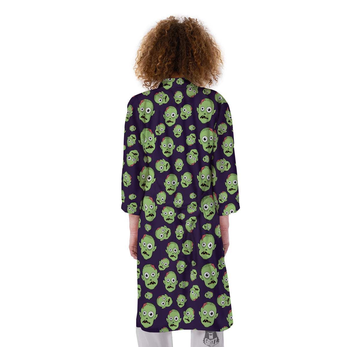 Zombie Green Print Pattern Kimono-grizzshop