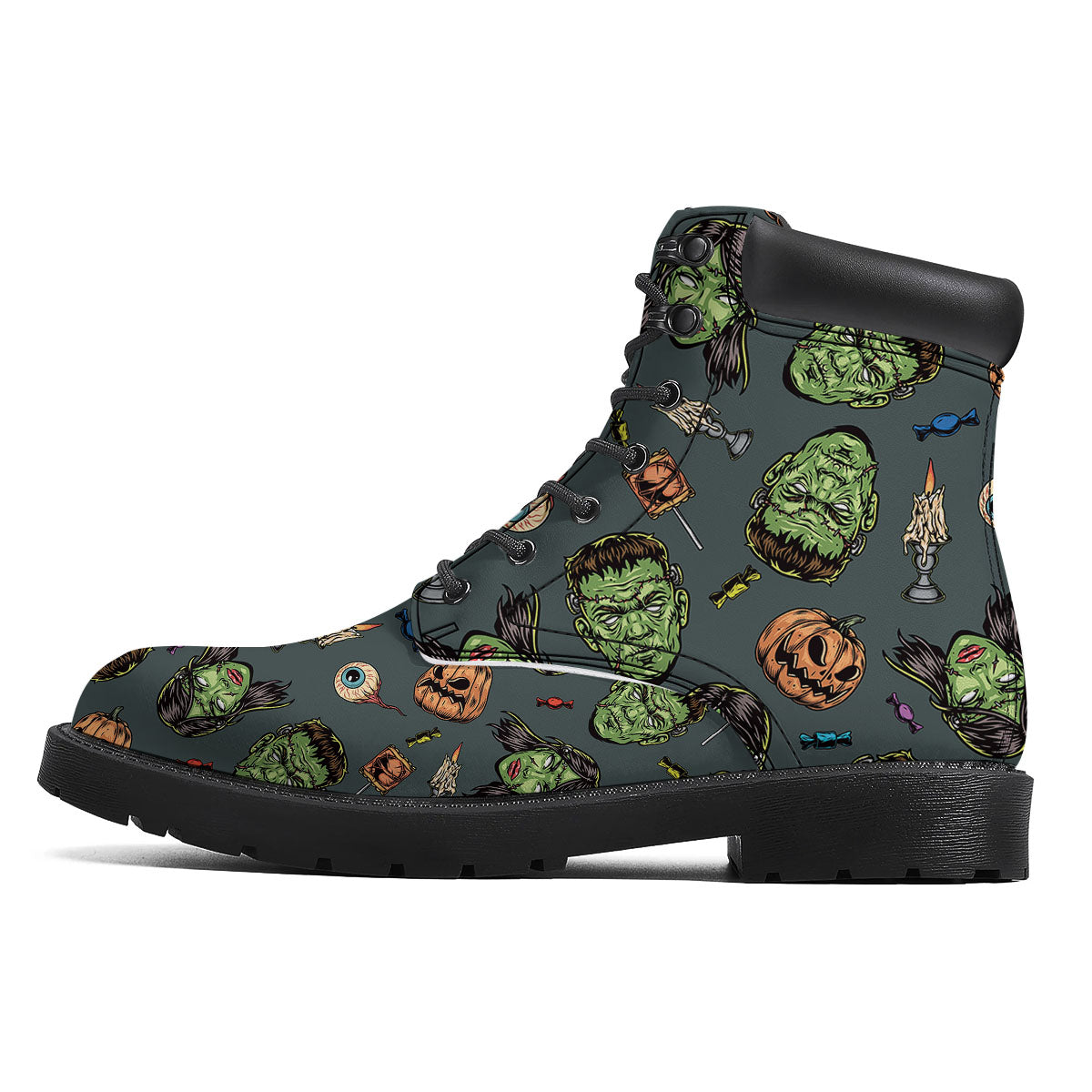 Zombie Halloween Print Pattern Boots-grizzshop
