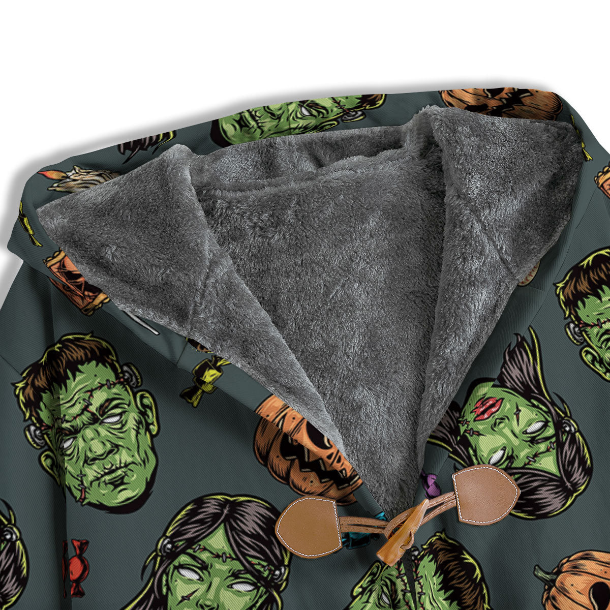 Zombie Halloween Print Pattern Men's Windbreaker Jacket-grizzshop