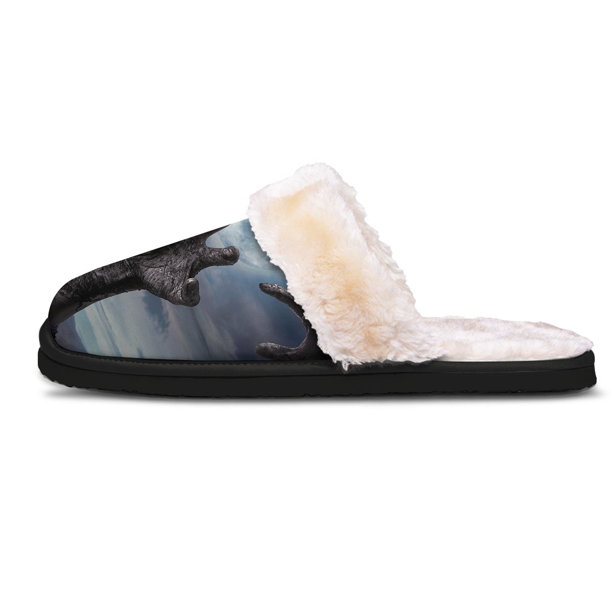 Zombie Hands Halloween Print Slippers-grizzshop