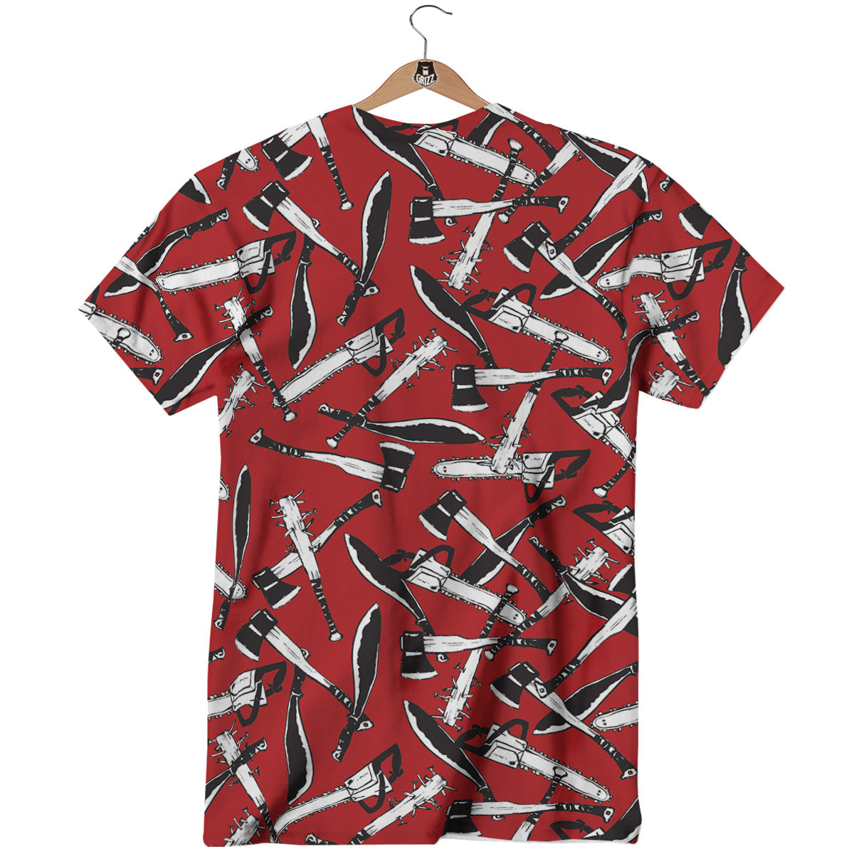 Zombie Killer Weapon Print Pattern T-Shirt-grizzshop