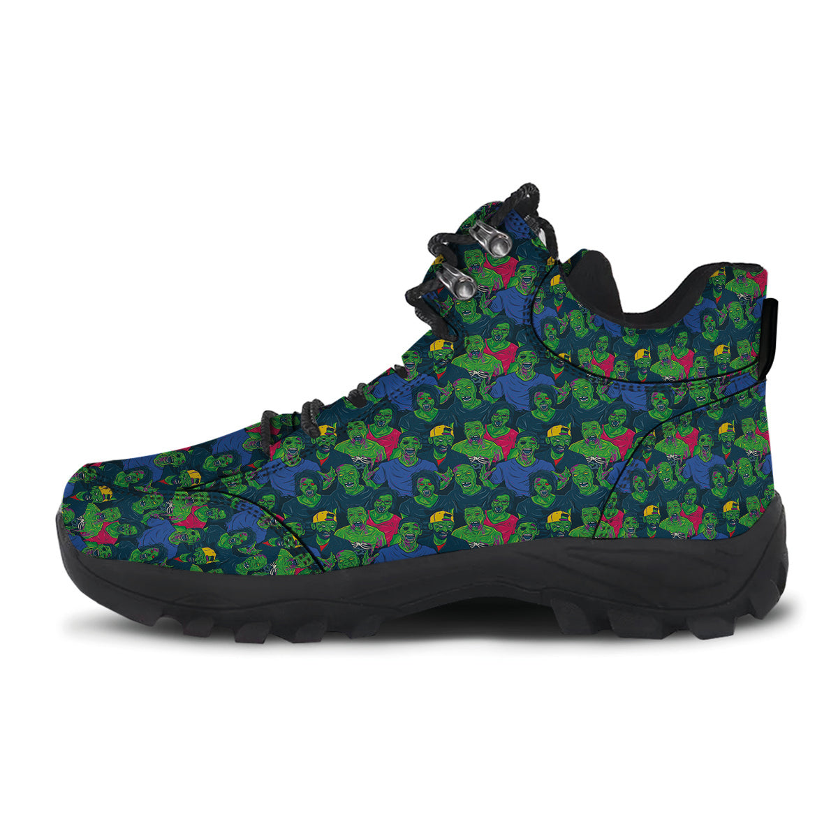 Zombie Print Pattern Hiking Shoes-grizzshop