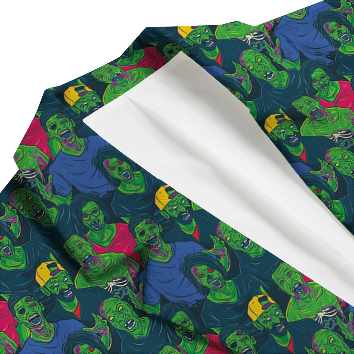 Zombie Print Pattern Men's Blazer-grizzshop