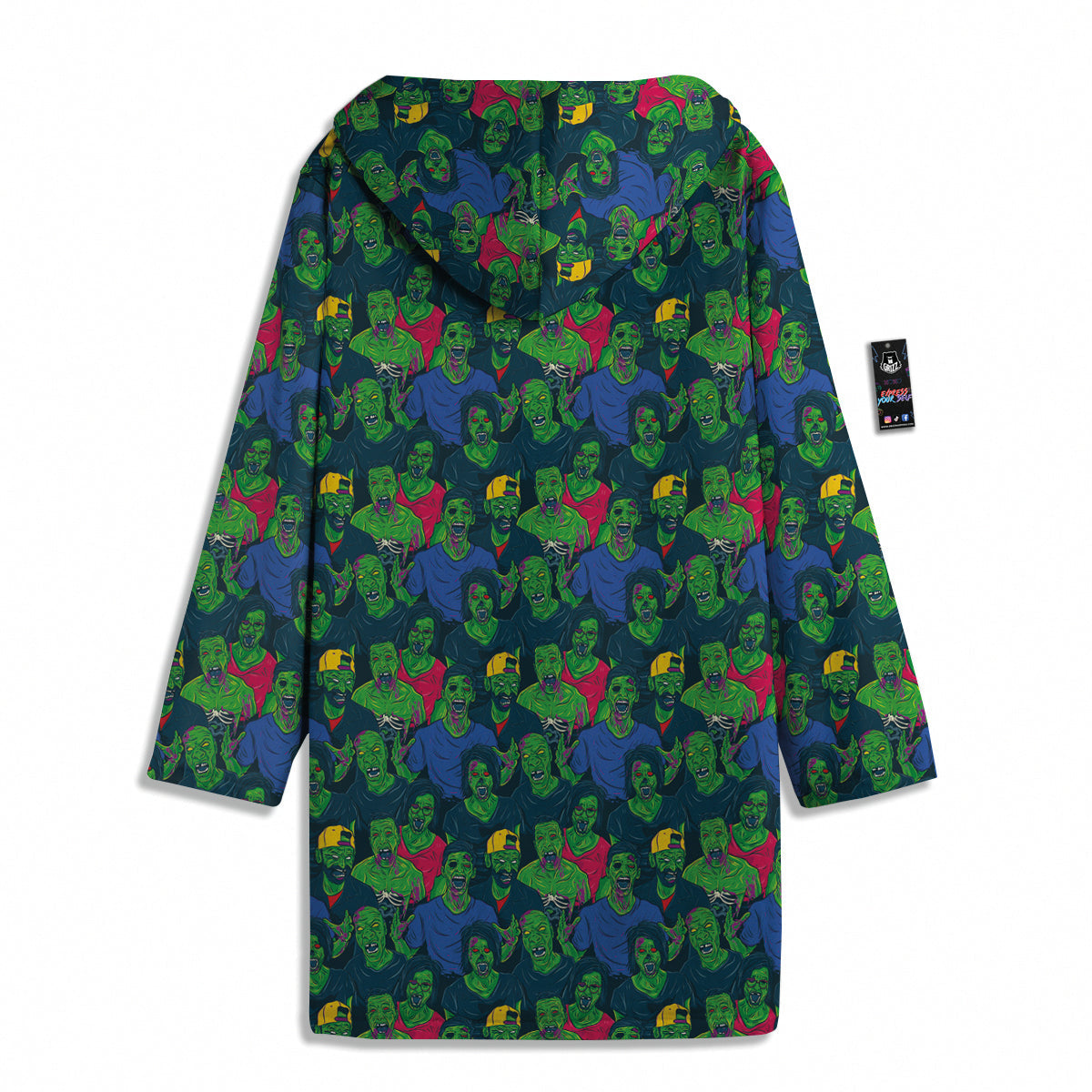 Zombie Print Pattern Men's Windbreaker Jacket-grizzshop
