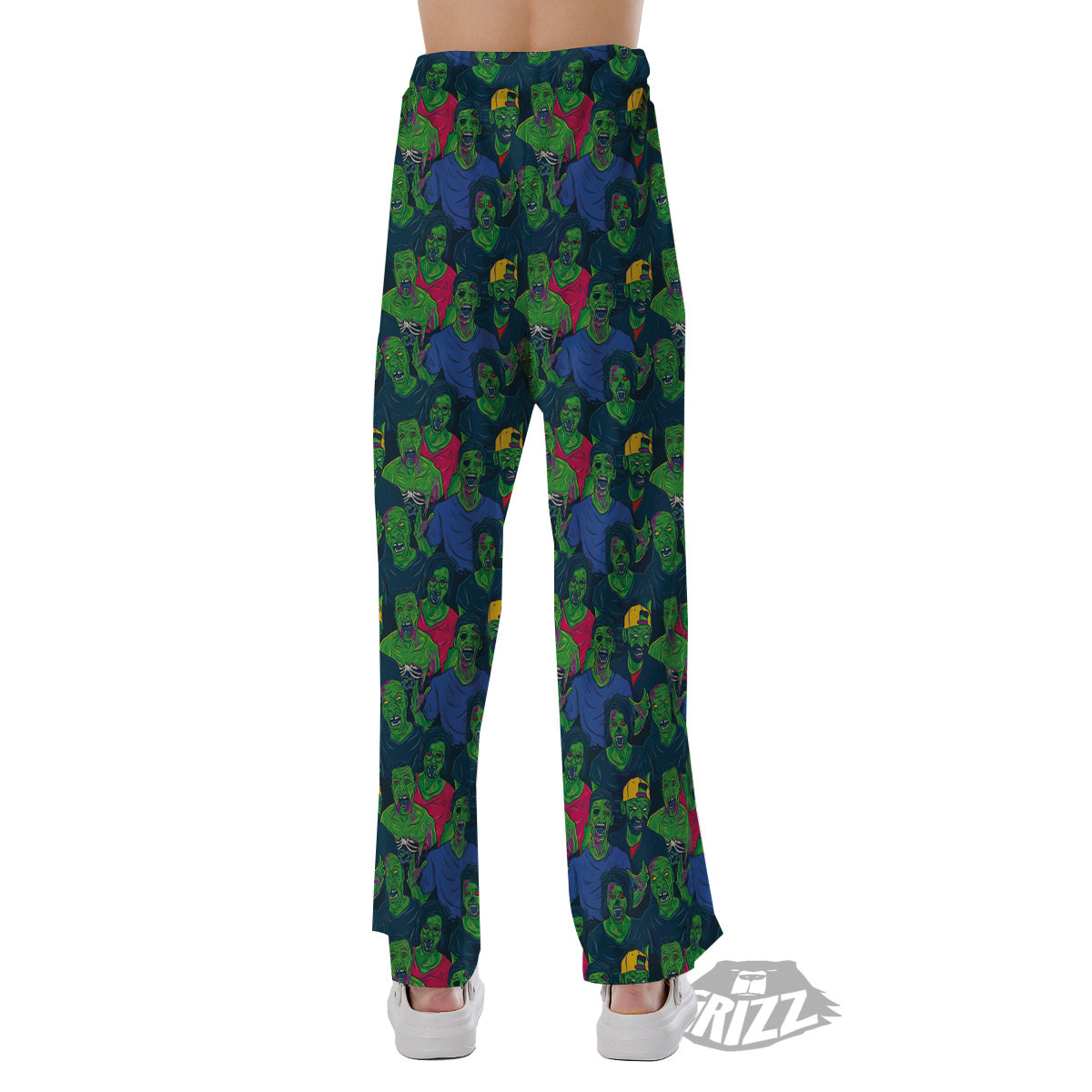 Zombie Print Pattern Pajama Pants-grizzshop
