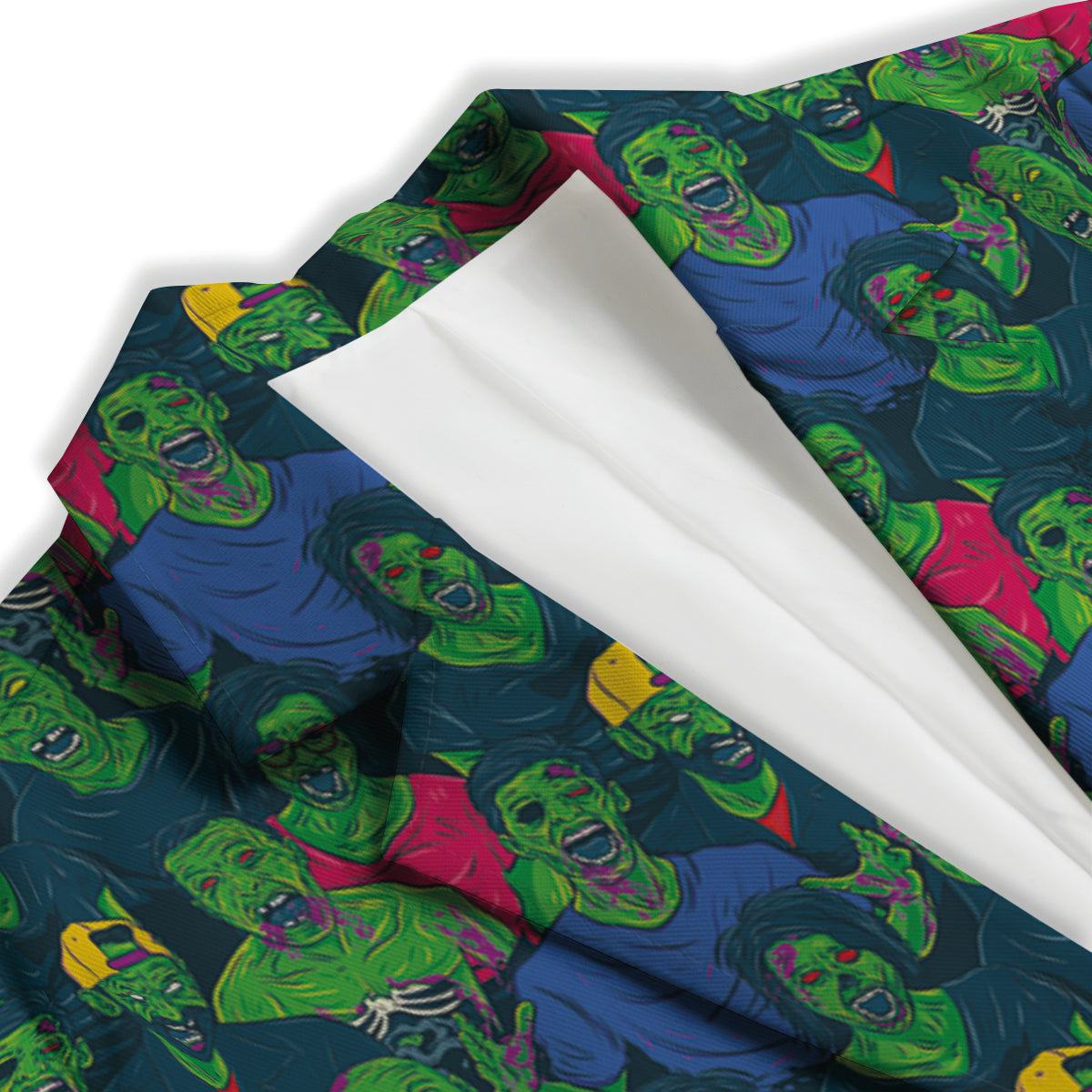 Zombie Print Pattern Women's Blazer-grizzshop