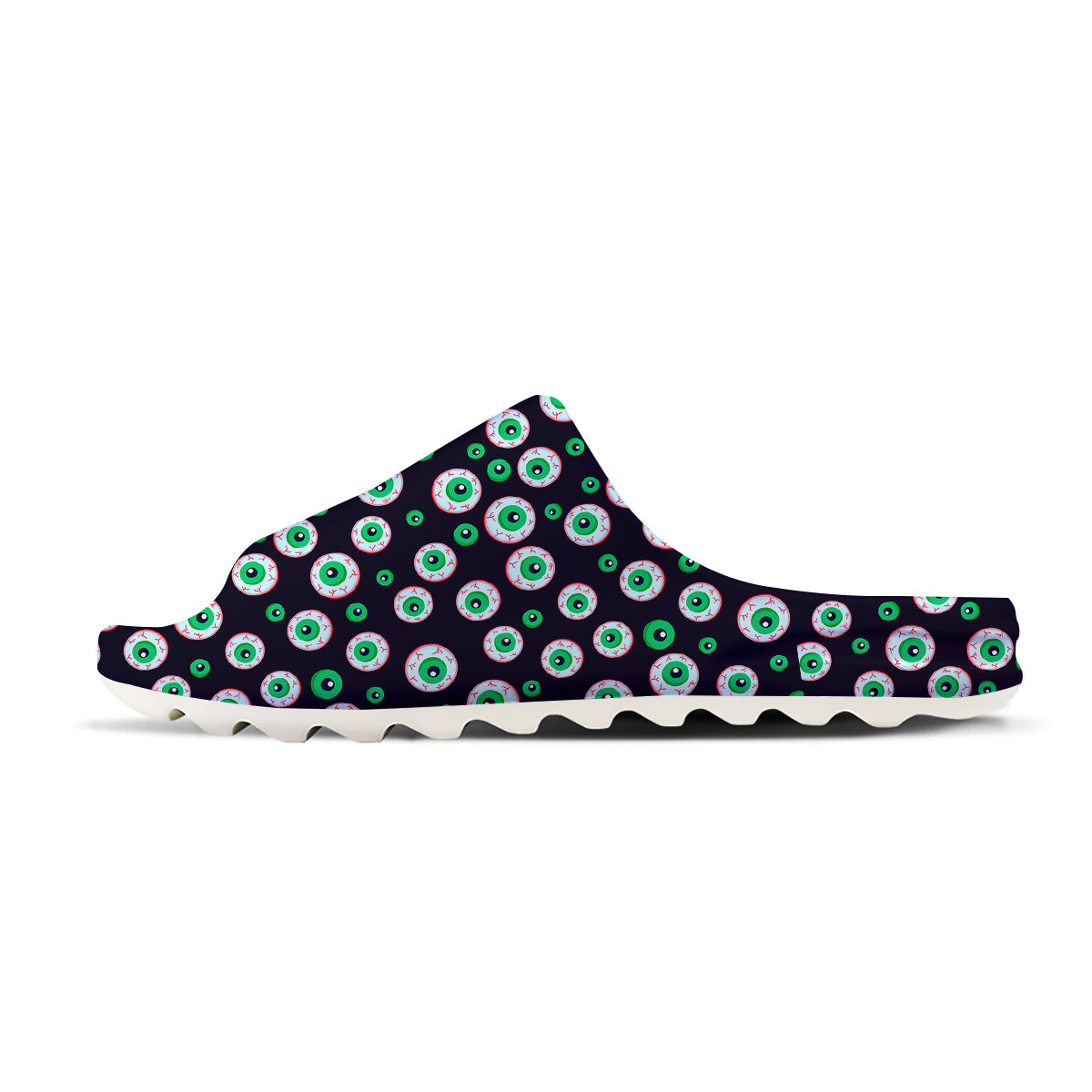 Zombie Eyeball Print Pattern Sandals-grizzshop