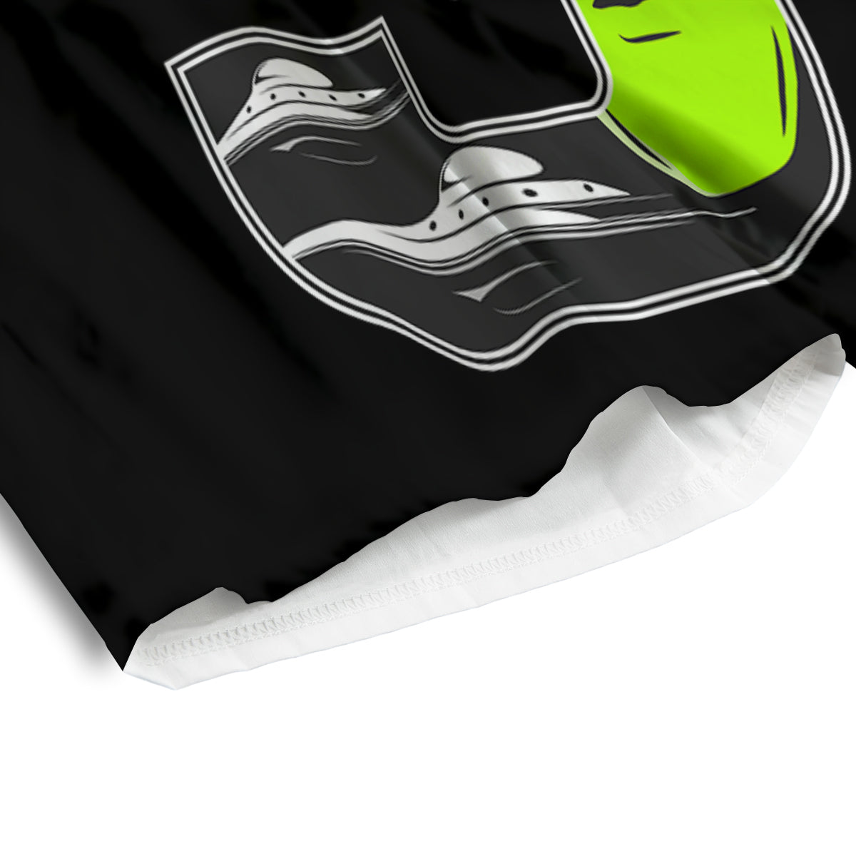 Zone 51 Alien And UFO Print Men's Athletic Shorts