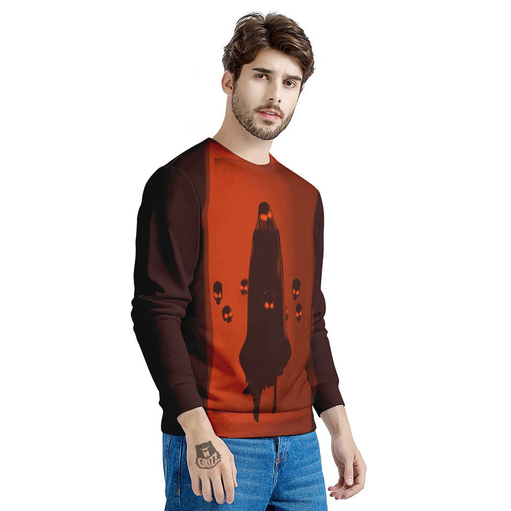 3D Ghost In The Darkness Print Men's Sweatshirt-grizzshop