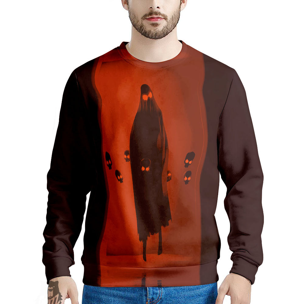3D Ghost In The Darkness Print Men's Sweatshirt-grizzshop
