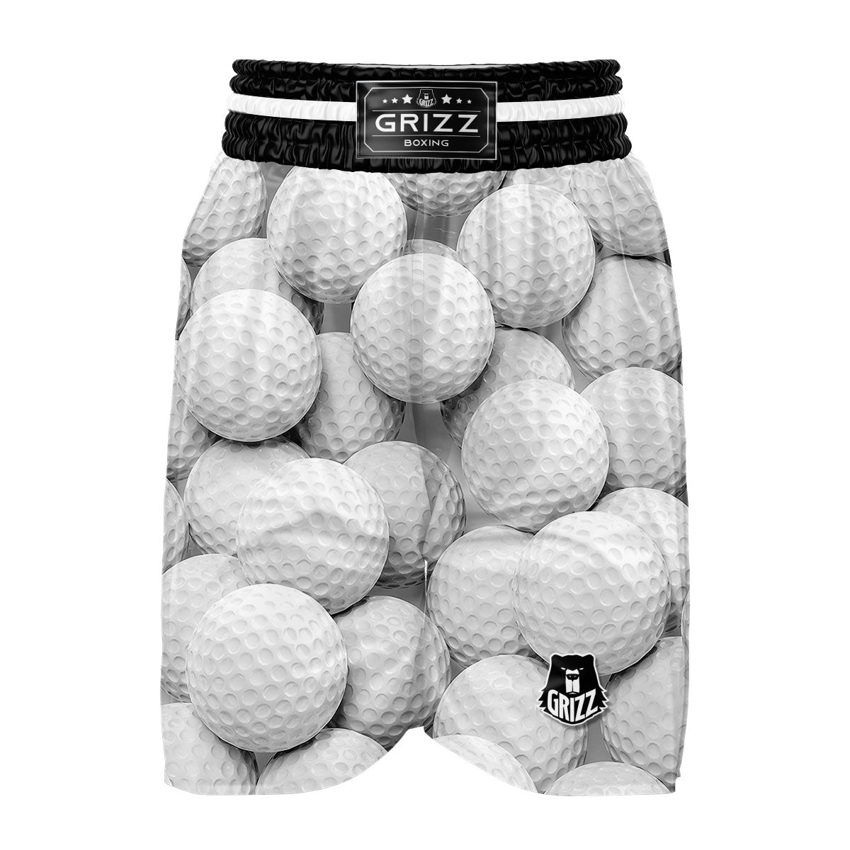 3D Golf Ball Print Boxing Shorts-grizzshop