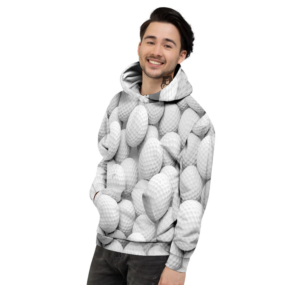 3D Golf Ball Print Men's Hoodie-grizzshop