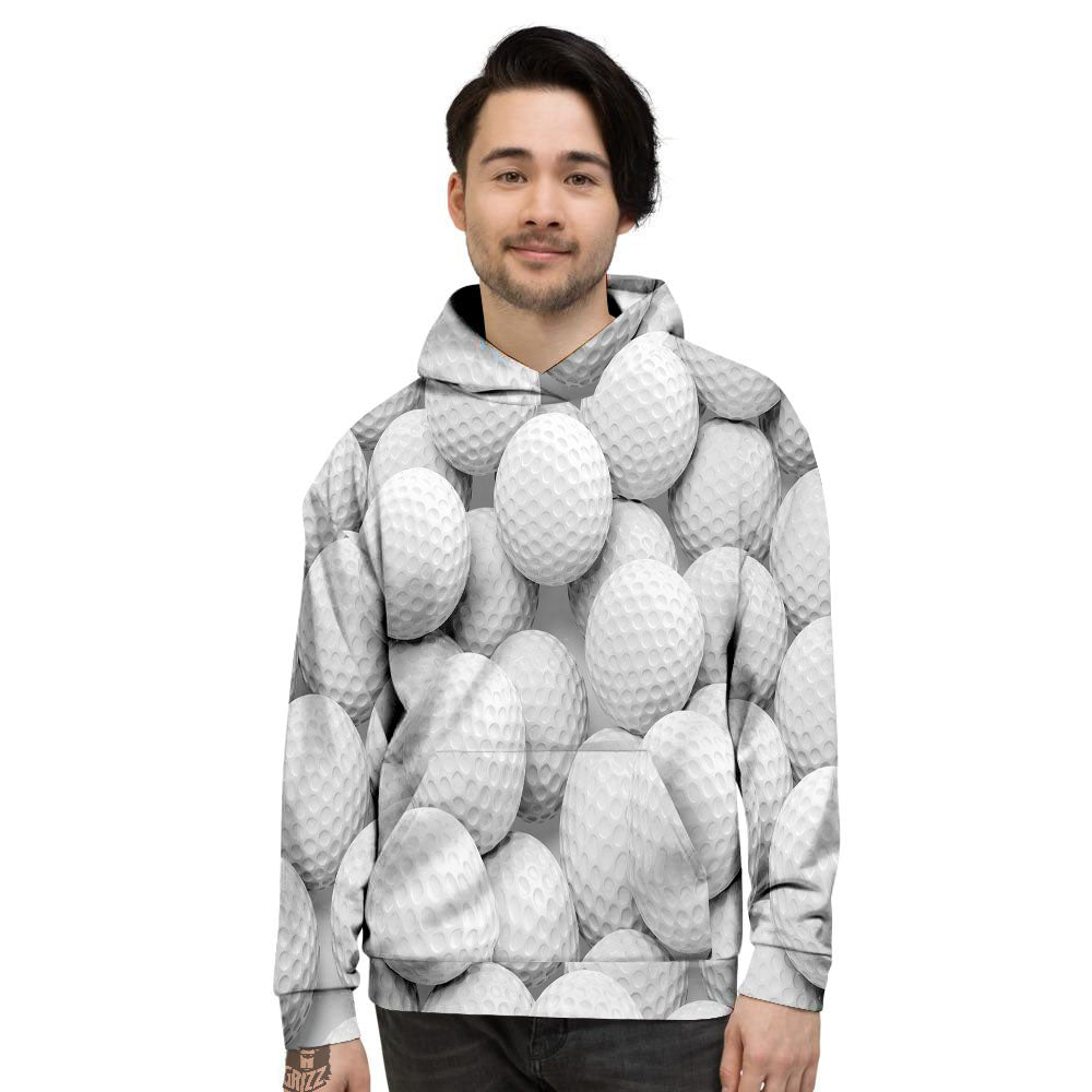 3D Golf Ball Print Men's Hoodie-grizzshop