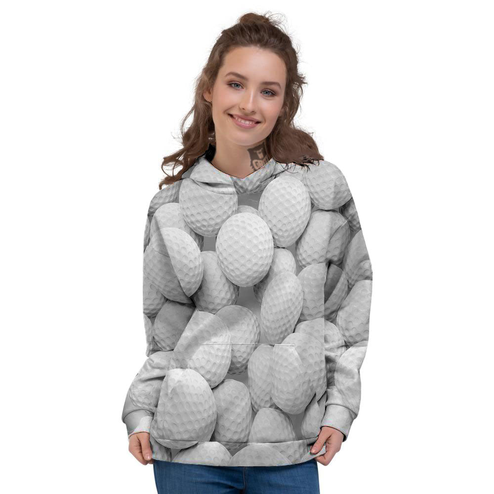 3D Golf Ball Print Women's Hoodie-grizzshop