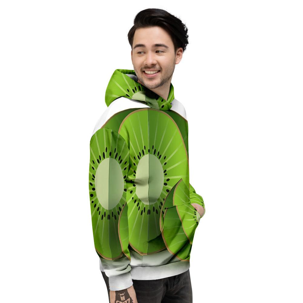 3D Kiwi Print Men's Hoodie-grizzshop