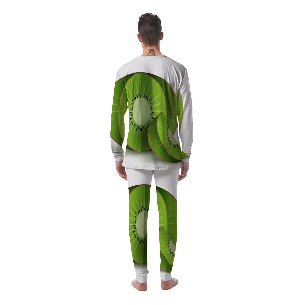 3D Kiwi Print Men's Pajamas-grizzshop