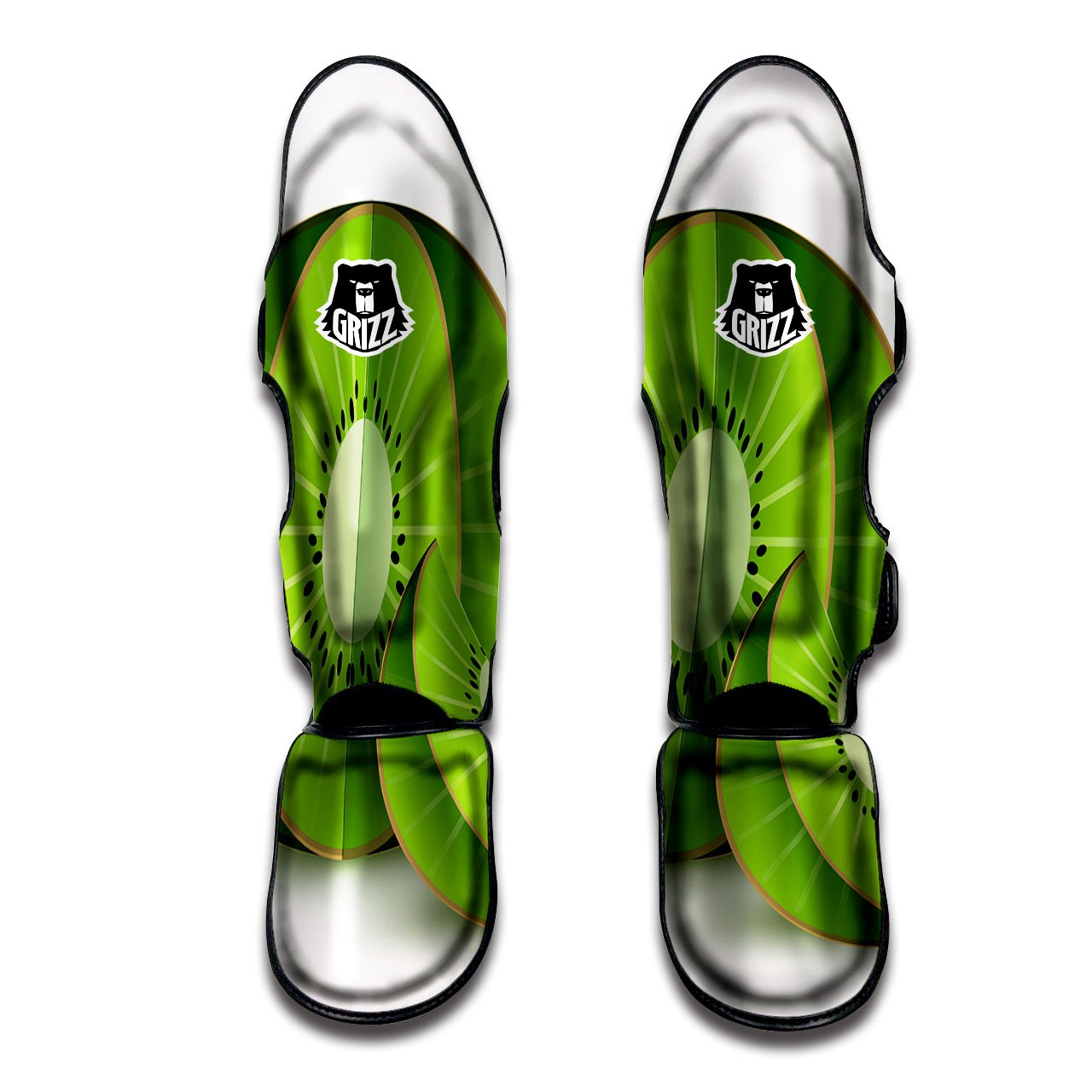 3D Kiwi Print Muay Thai Shin Guards-grizzshop