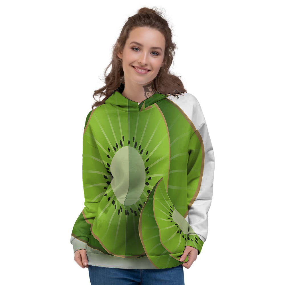 3D Kiwi Print Women's Hoodie-grizzshop