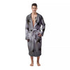 3D Scary Ghost Print Men's Robe-grizzshop