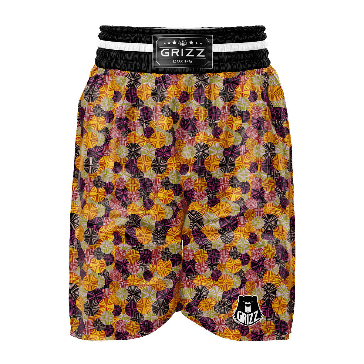 Aboriginal Dot Australian Print Pattern Boxing Shorts-grizzshop