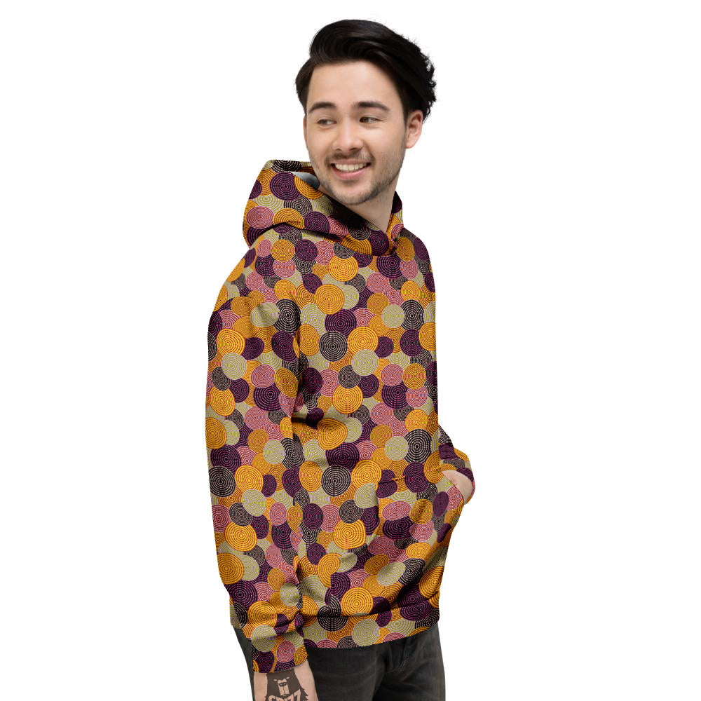 Aboriginal Dot Australian Print Pattern Men's Hoodie-grizzshop