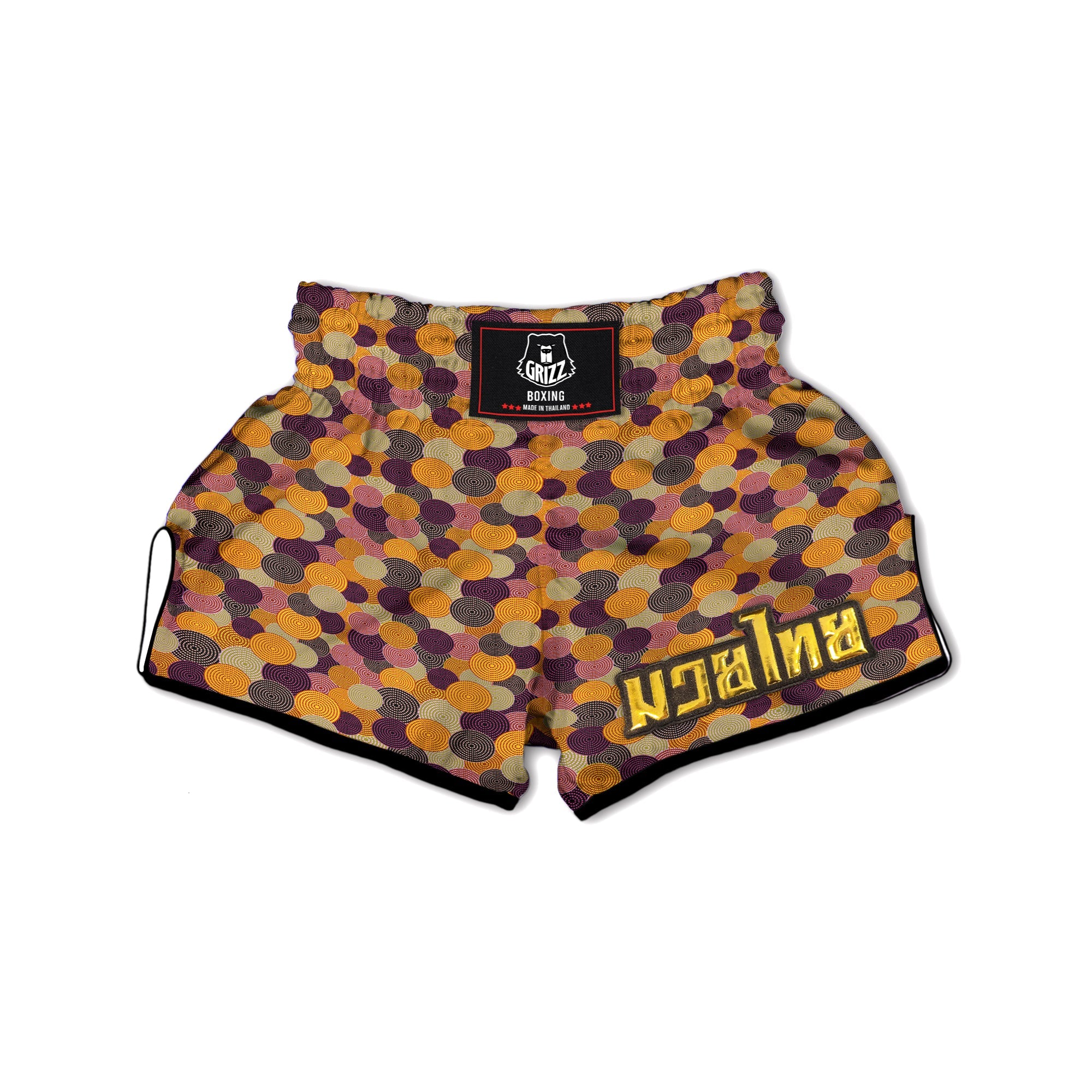 Aboriginal Dot Australian Print Pattern Muay Thai Boxing Shorts-grizzshop