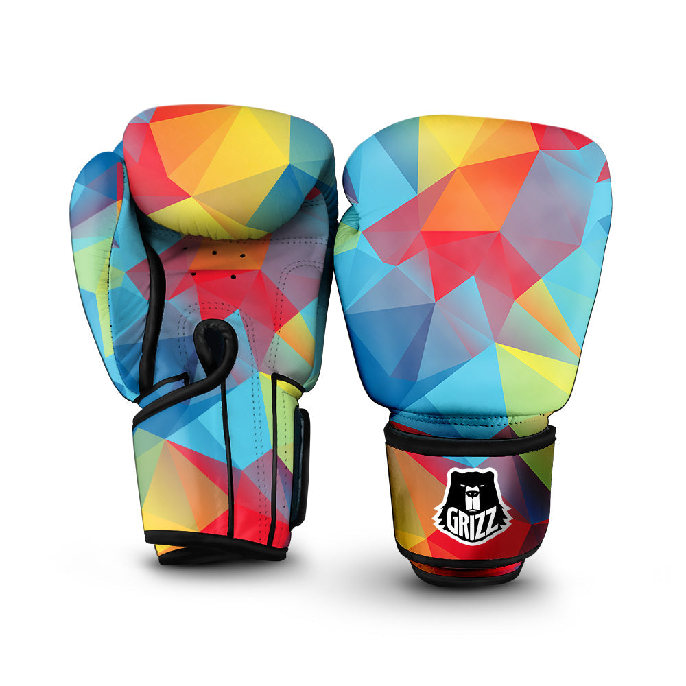 Abstract Colorful Autism Awareness Print Boxing Gloves-grizzshop