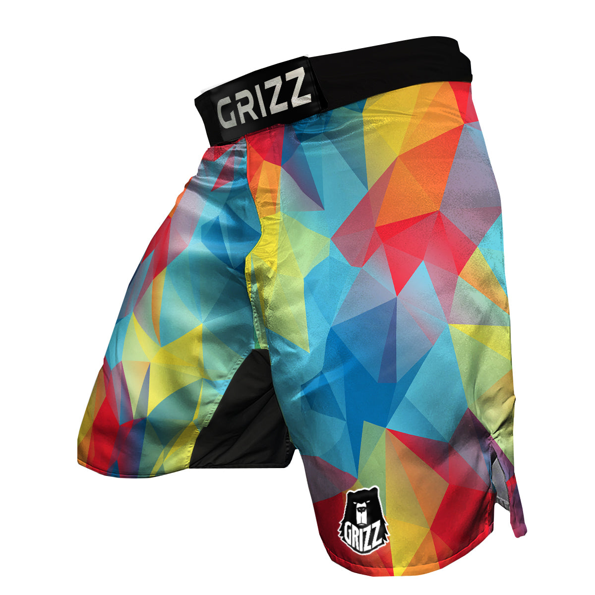 Abstract Colorful Autism Awareness Print MMA Shorts-grizzshop