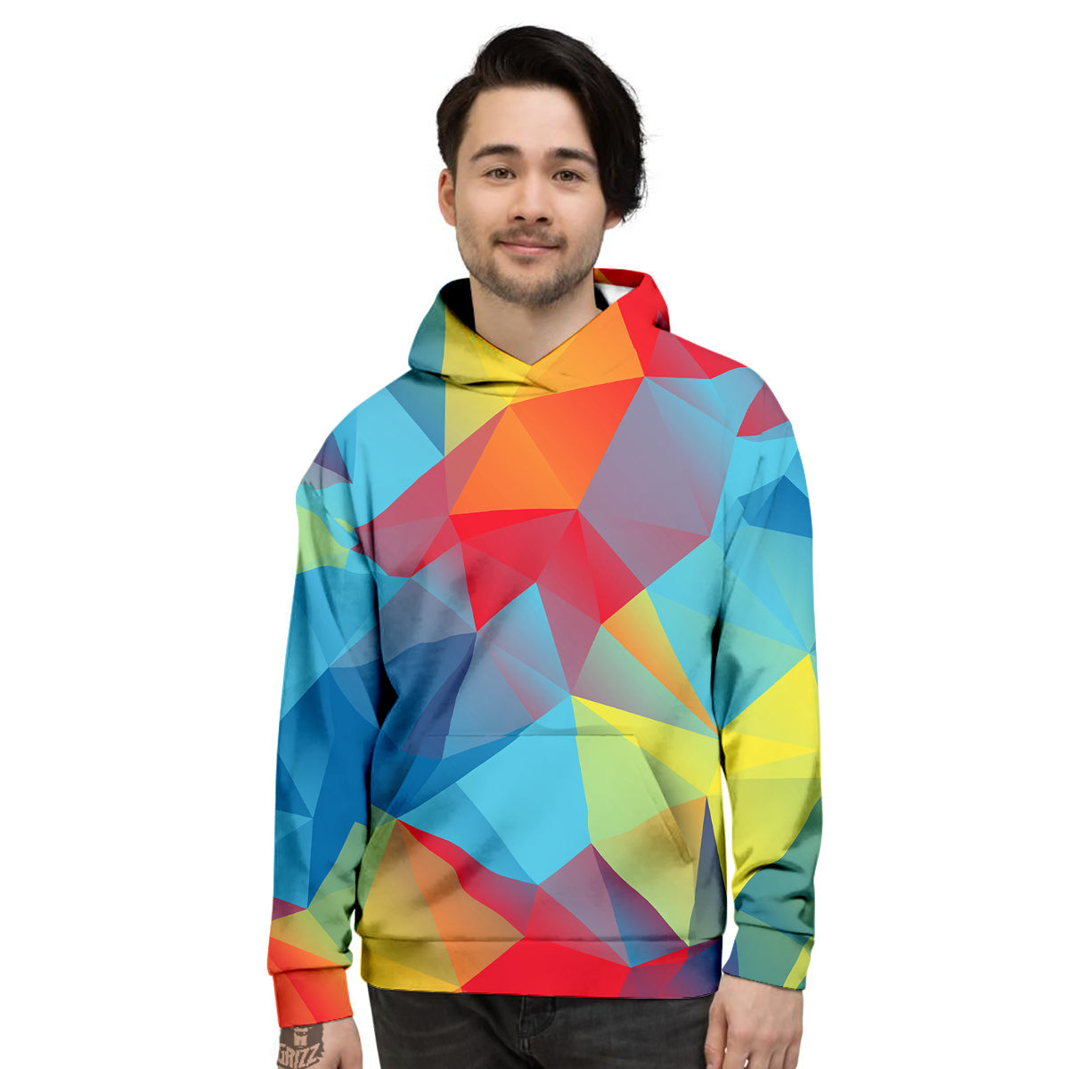 Abstract Colorful Autism Awareness Print Men's Hoodie-grizzshop