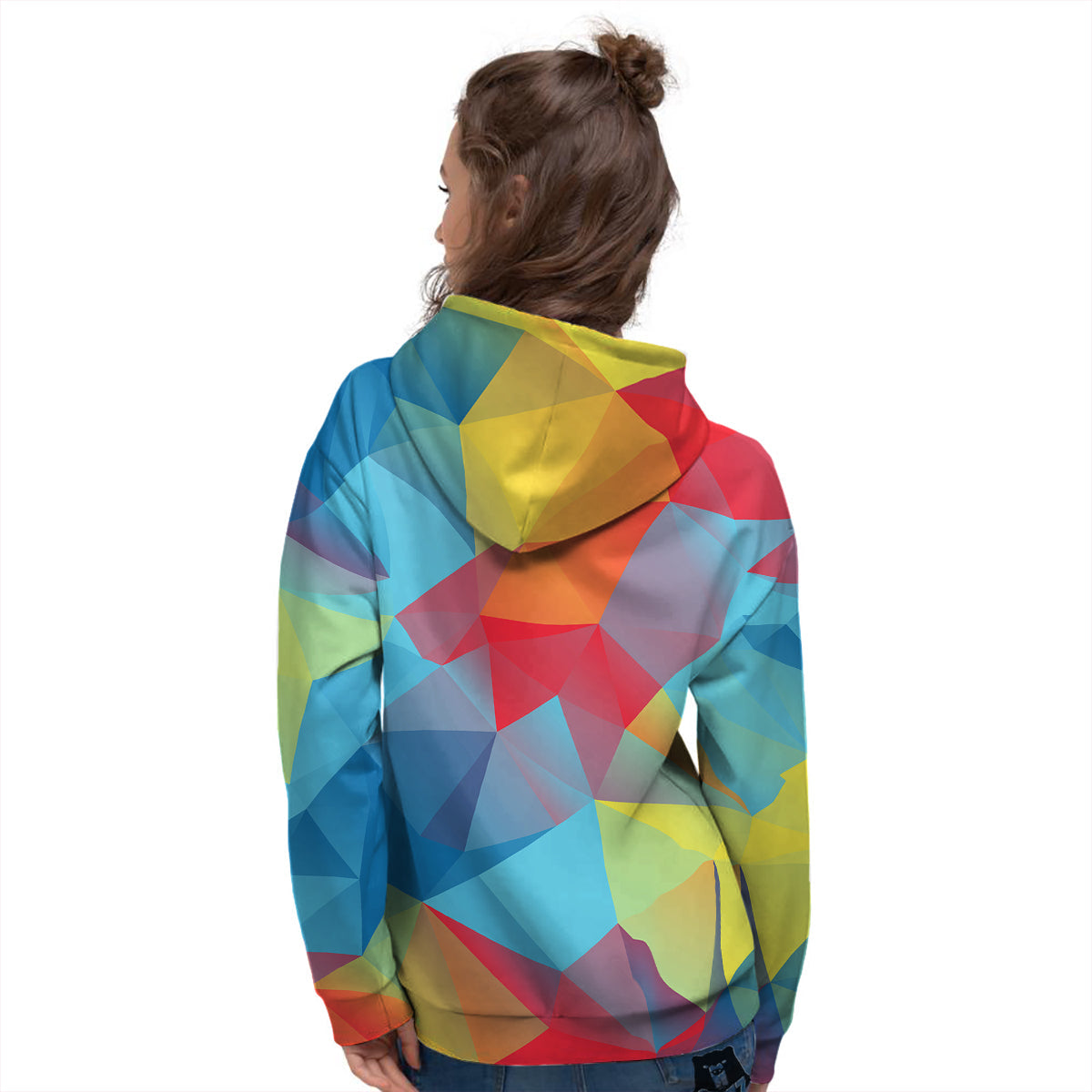 Abstract Colorful Autism Awareness Print Women's Hoodie-grizzshop