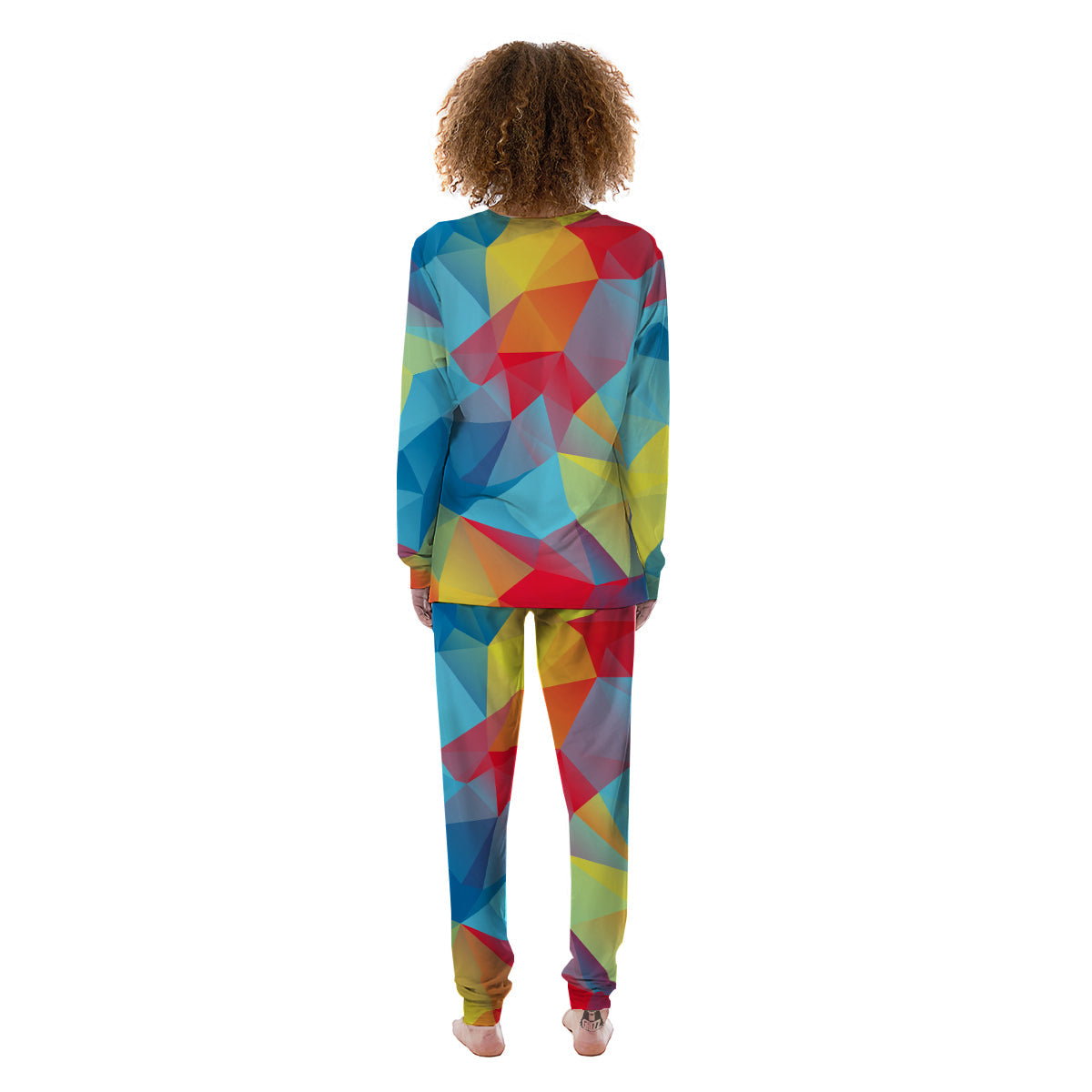 Abstract Colorful Autism Awareness Print Women's Pajamas-grizzshop